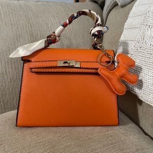 Brand New Orange Mini Handbag